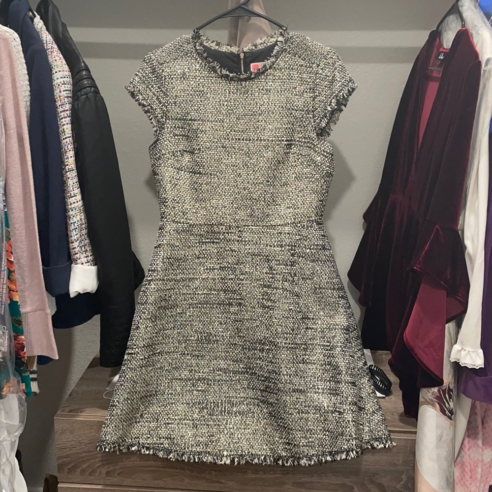 Like New Kate Spade Tweed Sparkle Party Dress